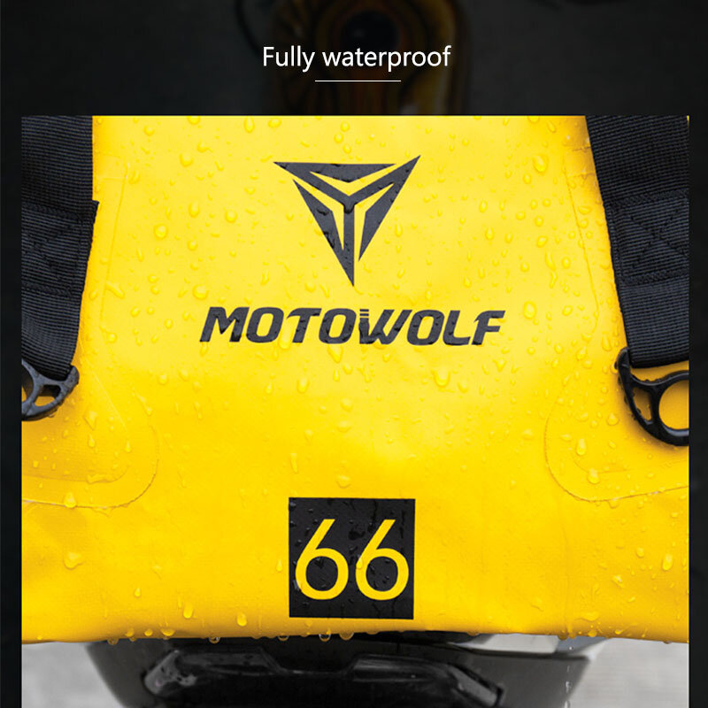 40L 66L 90L دراجة نارية مقاوم للماء الذيل أكياس متعددة الوظائف دائم الخلفي موتوكروس حقيبة مقعد 6 مستوى مقاوم للماء عالية السعة حقيبة