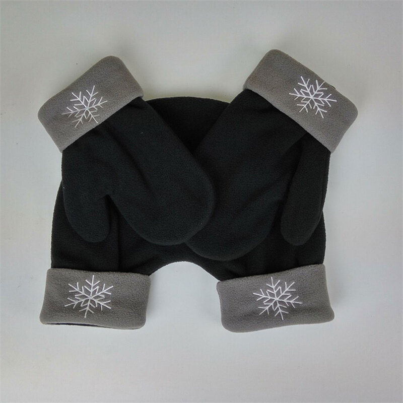 Guantes cálidos de doble grueso para parejas, manoplas de mano, dibujos animados bonitos, moda de invierno, nuevo y de alta calidad, regalo de Navidad, 1 par