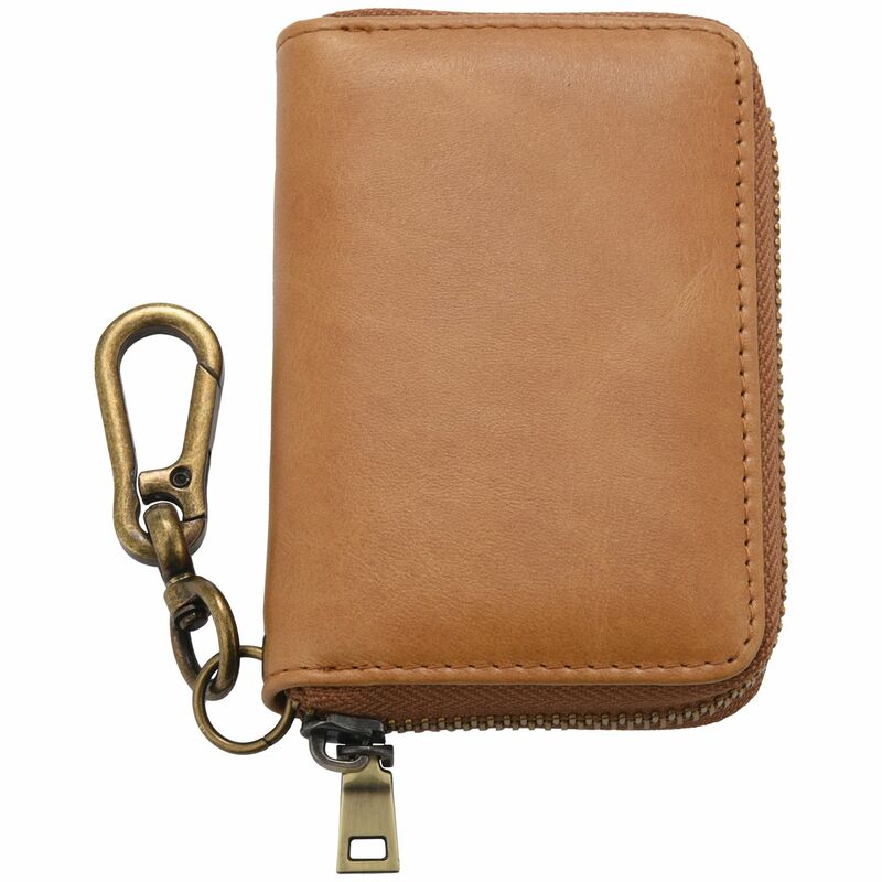 Кожаный мужской и женский кошелек для ключей унисекс с Rfid-блокировкой