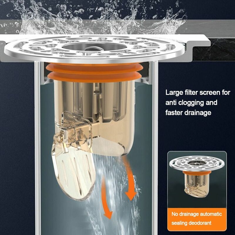 Wyjmowana umywalka zapobiegająca powstawaniu owadów, zapobiegająca zapachowi, filtr odwadniający nowy kreatywny korek do kanalizacji kanalizacyjnej