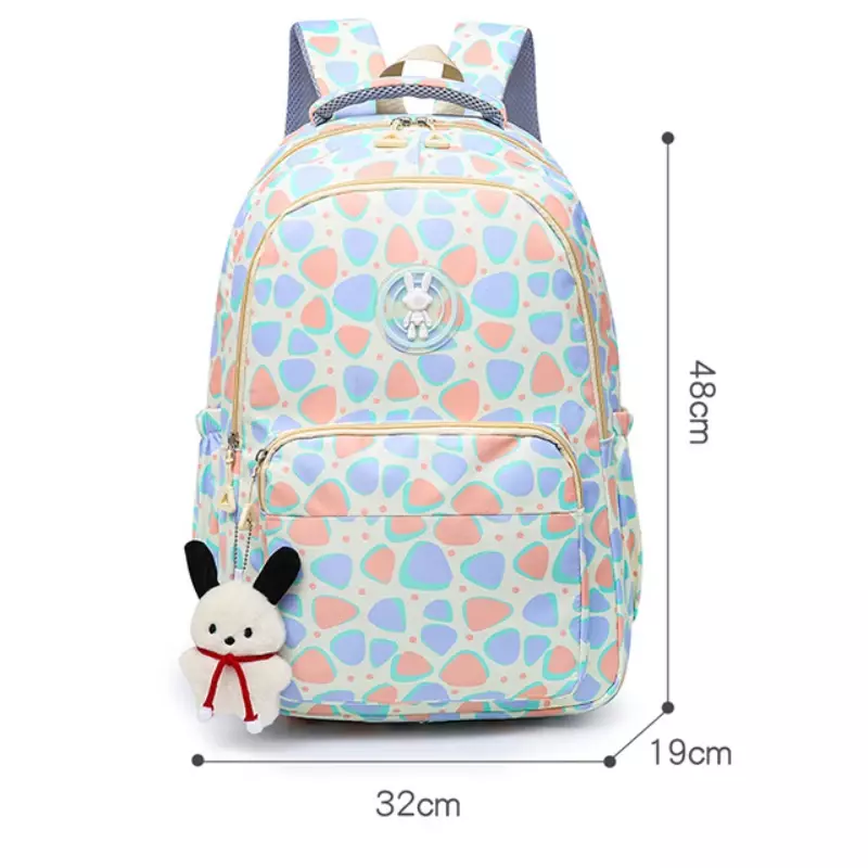 Female Travel Backpack Muti Pockets Teen Girls Backpack Waterproof Bookbag for Primary Elementary School College Laptop Rucksack