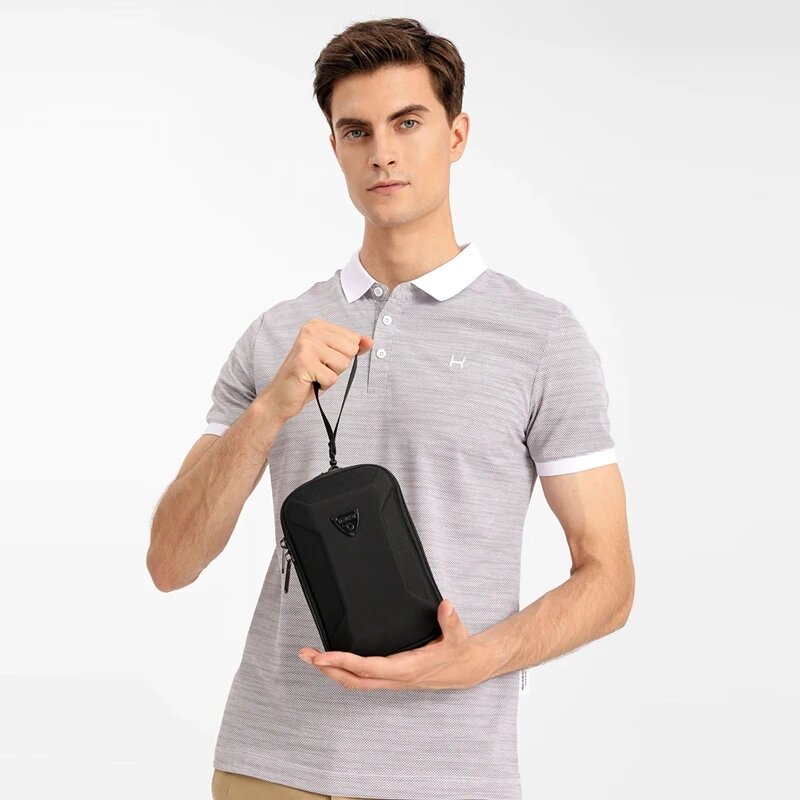 Ozuko EVA-Bolsa Crossbody Impermeável para Homens, Ombro Masculino Messenger Bags, Pequena Bolsa de Embreagem Adolescente de Alta Qualidade, Moda