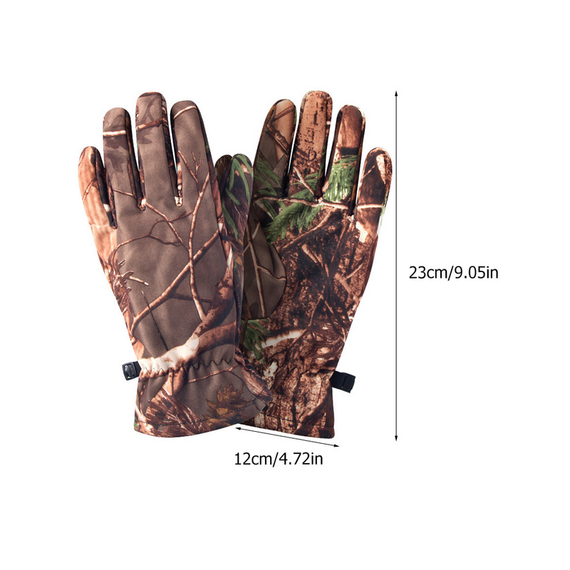 Di guanti da caccia mimetici guanti a dita intere attrezzatura mimetica da caccia all'aperto per accessori da ciclismo da caccia