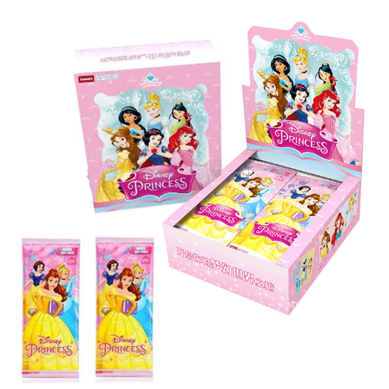 Cartes originales Disney Princess Snow White pour enfants, marque-page, cartes rares, flash complet SSR, cadeau de Noël préféré, jeu de table