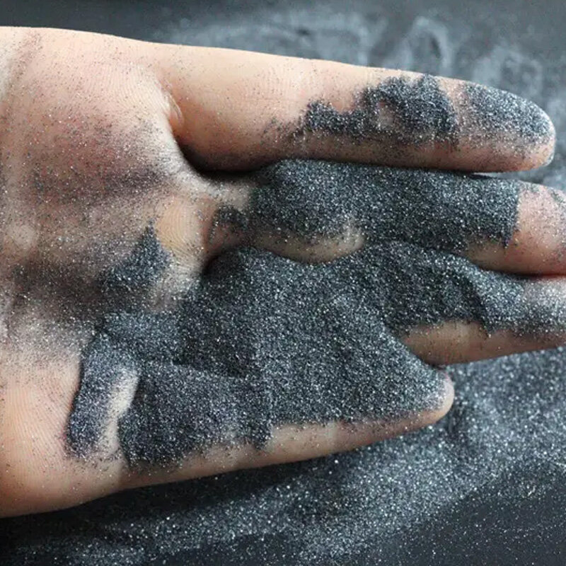 Polvere abrasiva in carburo di silicio nero da 500g Grit60 ~ 5000 per utensili abrasivi per macchine a vibrazione Jadeite giada agata lucidatura