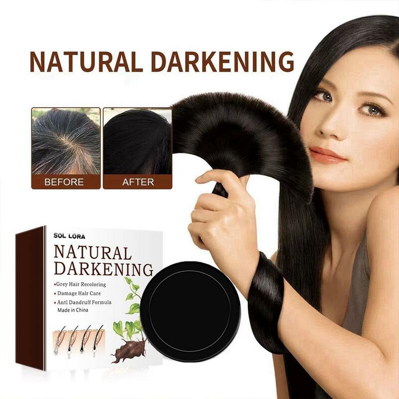 Szampon do przyciemniania włosów Polygonum czyszczenie włosów szampon szampon mydło naturalne włosy wzmacniania odżywiających korzenie włosów ręcznie robiony
