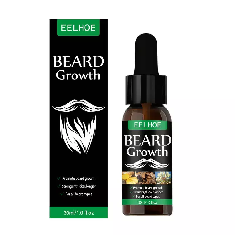 Aceite esencial para el crecimiento de la barba de hombre, herramienta para el crecimiento del vello del pecho y la pérdida de cabello, profesional y nutritivo, 30ml