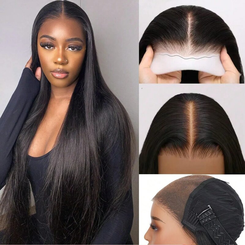 HD Lace Frontal Wig 13x6 Lace Front Wig Human Hair   Straight Transparent Human Hair Wigs Pre Plucked HD Lace Wigs For Women