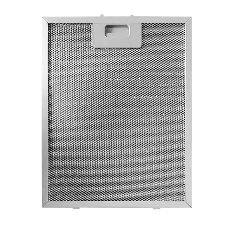 Silver Cooker Hood 1PCS 318 X 258 X 9mm 5 Layers Clean Filter Cooker Hood Filters Extractor Mesh Stainless Steel