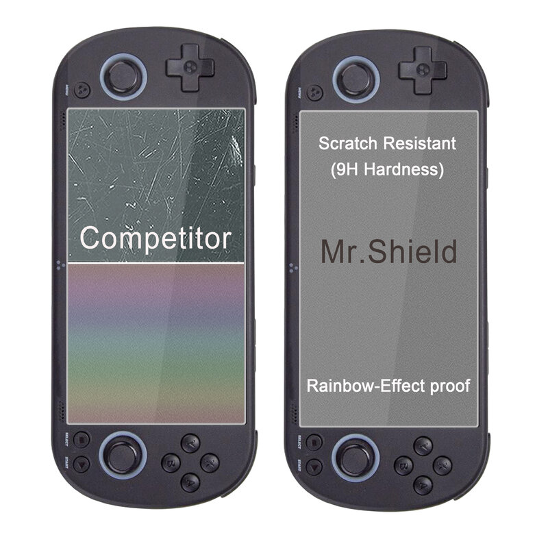 Mr.shield [3パック] TRIMUI Smart Pro用スクリーンプロテクター [強化ガラス] [日本ガラス、9時間の硬度] スクリーンプロテクター