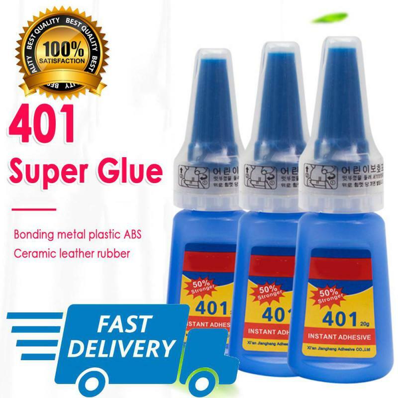 401 klej natychmiastowy szybki klej 20ML butelka mocniejsza Super klej wielofunkcyjna Super silny ciekła bezbarwna klej samoprzylepny