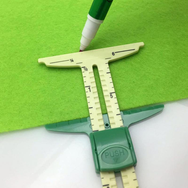 Фотометрический инструмент для шитья линейка 5 в 1 скользящий инструмент для шитья измерительная линейка для квилтинга инструмент для шитья
