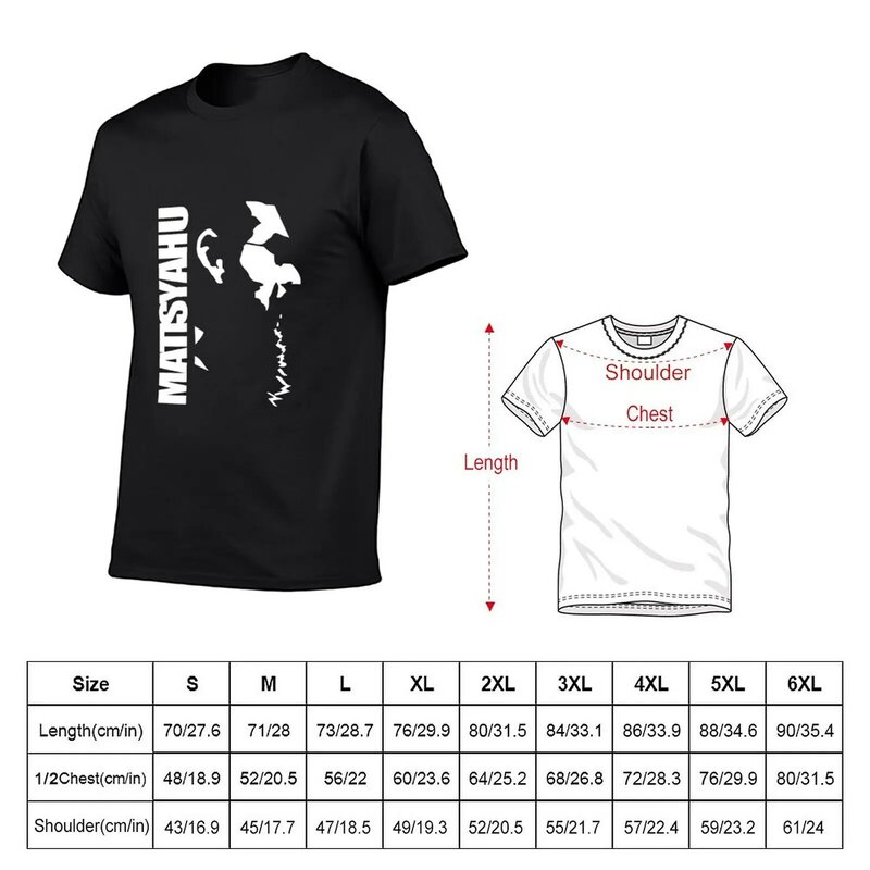 New matisyahu American Singer T-Shirt Aesthetic clothing Short t-shirt aesthetic clothes black t shirts for men