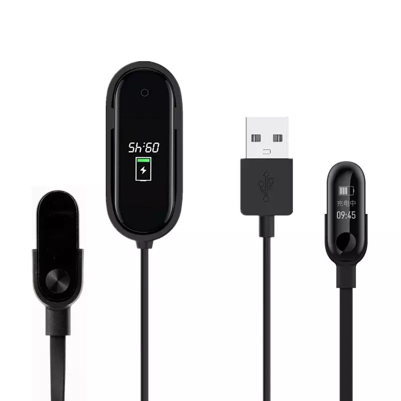 Câble de chargeur rapide pour Xiaomi Mi Band, M5, M6, 3, 4, Mi Band, 5, 6, 7, Bracelet intelligent, Adaptateur de chargeur USB, 2