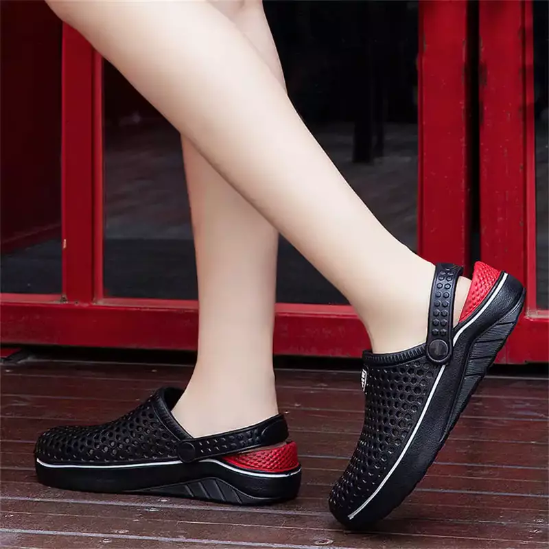 Two Tone Dark Women's Sandal Summer 2023 Comfortable Summer Shoes Slippers Visitors Sneakers Sport Super Brand Specials