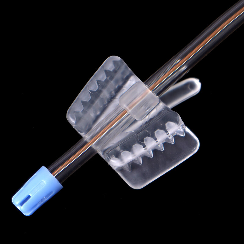 5 buah blok gigitan silikon gigi dengan air liur pembuka mulut lubang ejektor bantalan Occlusal pipi Retractor alat perawatan mulut