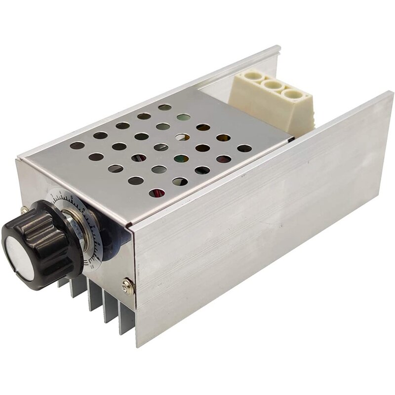 고전력 SCR 전압 조정기, 조광기 스위치, 속도 온도 제어 온도조절기, AC 220V, 10000W 25A