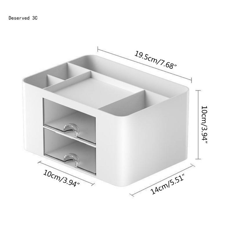 R9CB Косметическая коробка Серьги Ящик Коробка для декора Коробка для хранения 4-слойный лоток для хранения ювелирных изделий