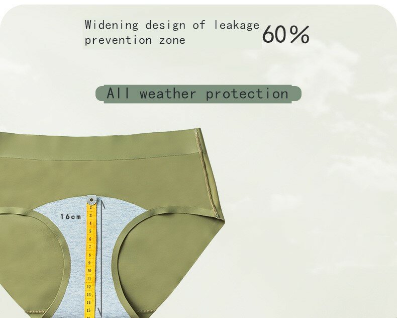 女性のパンティのための大きなサイズの漏れ防止下着,3層のパンティー,漏れ防止,非常に大きな下着