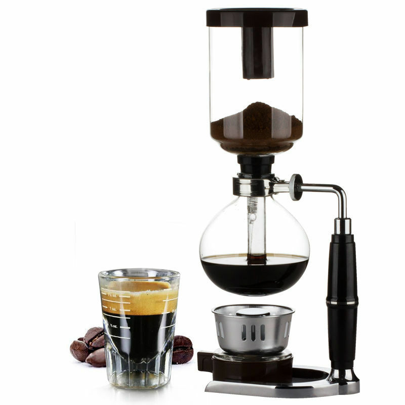 Manuelle Kaffee Maker Maschine Hohe Borollicate Glas Espresso Cafe Hand Gebraut Werkzeuge Haushalt Für Küche Siphon Kaffee Brewe