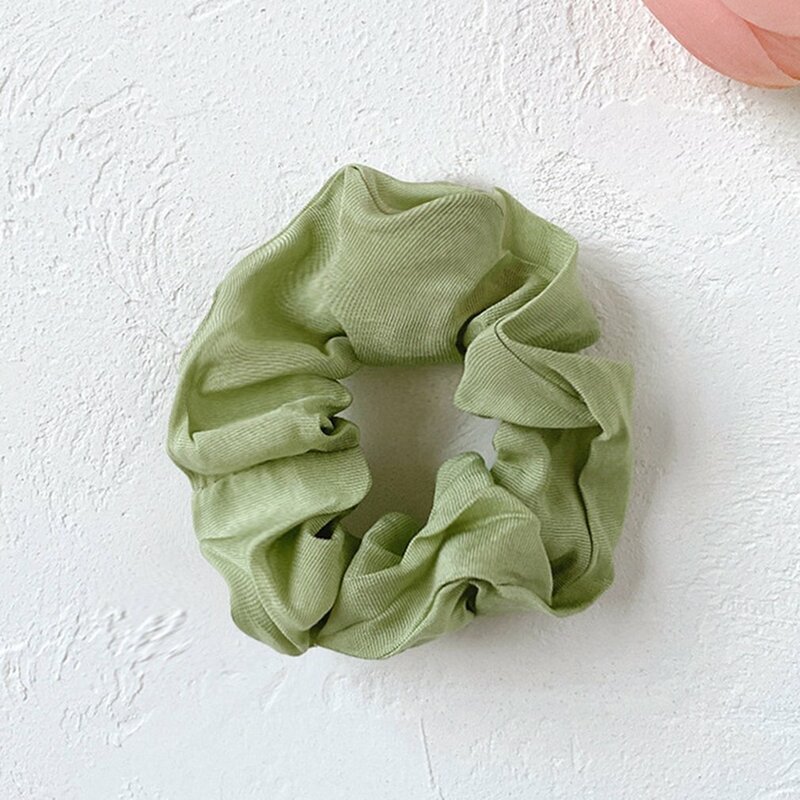 Green Sery accessori per capelli Solid Elastic Scrunchie Hair Ties elastici per le donne ragazze Sport Gym Hair Scrunchies Holder