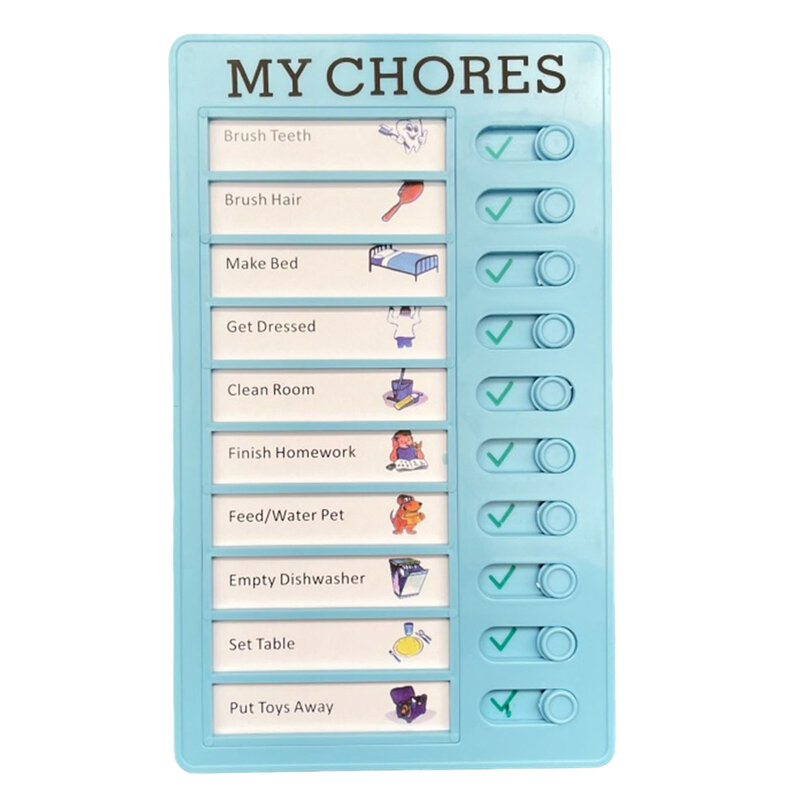 Chore Chart Checklist Board Planning Board Daily to Do List Planner Check List Chore Board for Home Routine Planning