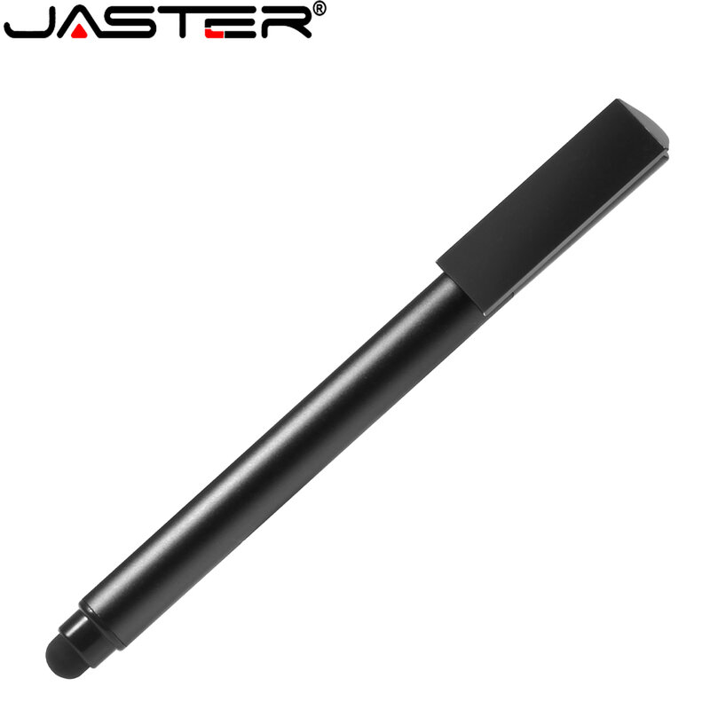 JASTER USB Flash Drive 64GB Hitam Tahan Air Stik Memori 8GB Pen Drive Pendrive Merah 16GB Pena Layar Sentuh Perangkat Penyimpanan 32GB