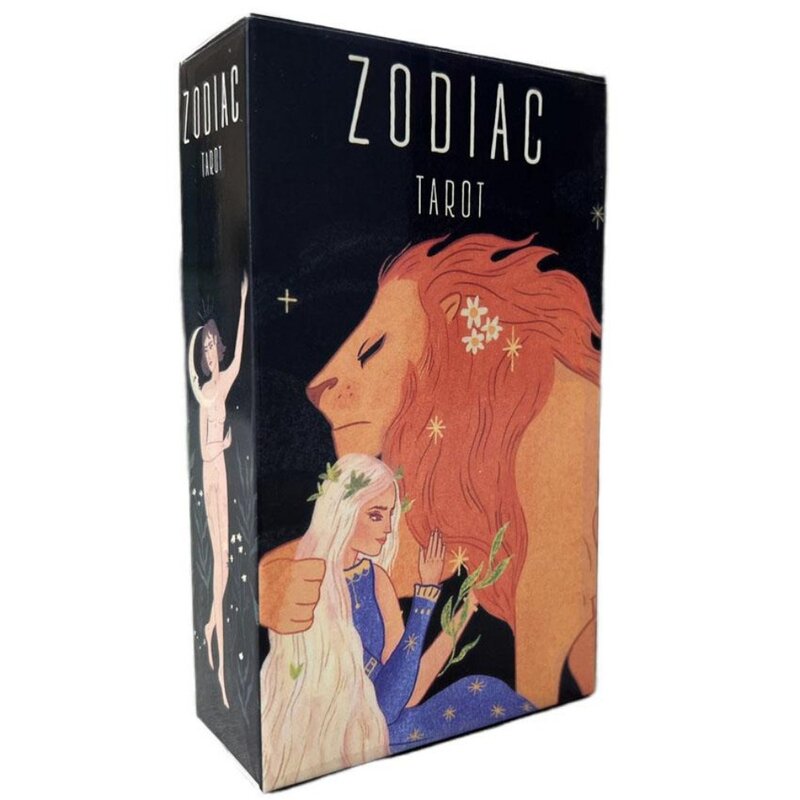Zodiac Deck Tarot Card Game, Papel, Manual, 12x7 cm