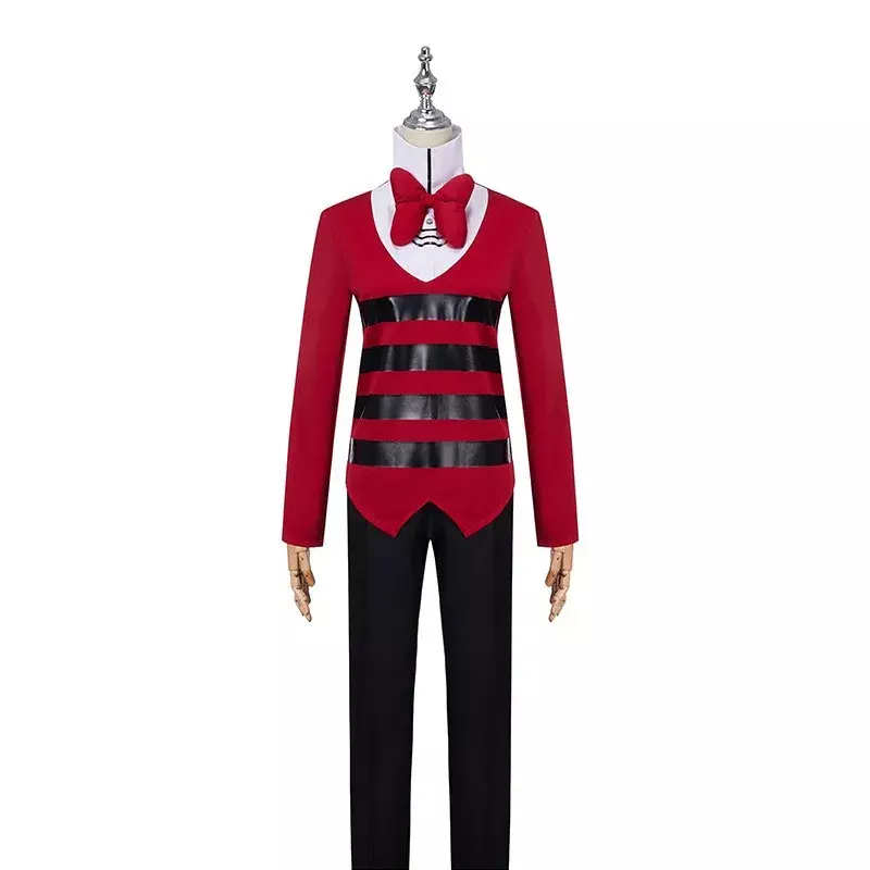 Hazbin Cosplay Hotel Vox Cosplay Costume Uniform Suit Outfit Halloween Carnival Christmas Costumes Blue Red Suit Anime Cosplay
