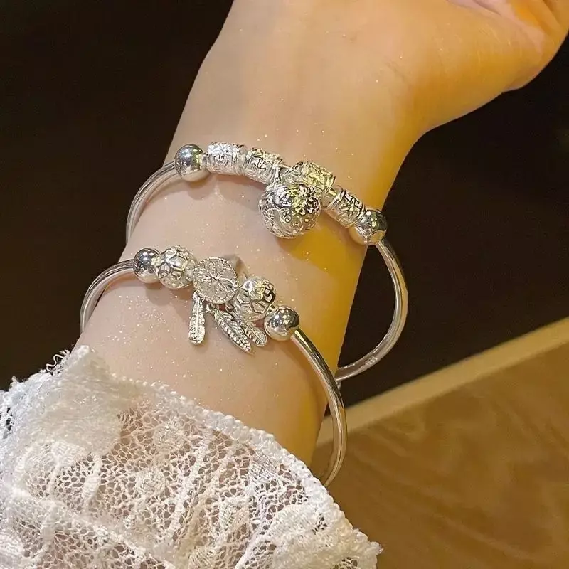Mencheese Kopie Silber Armband weiblich solide reine Silber Glocke Armband Temperament Freundinnen Geschenk Freundin Geschenk
