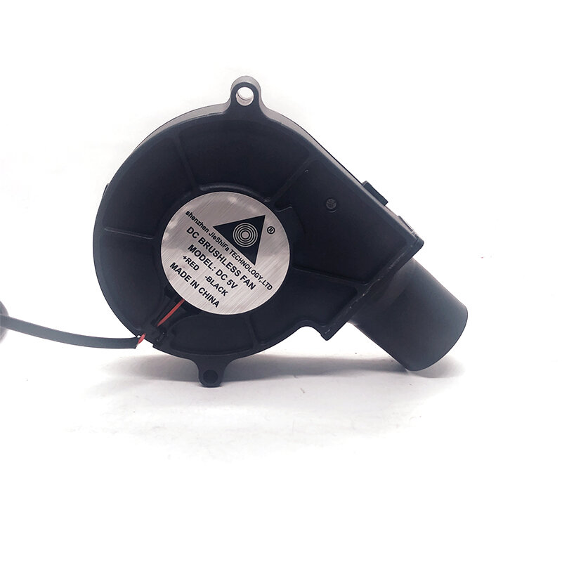 New 5V 75mm 75*30mm turbo blower with air duct USB plug with speed controller cooling fan
