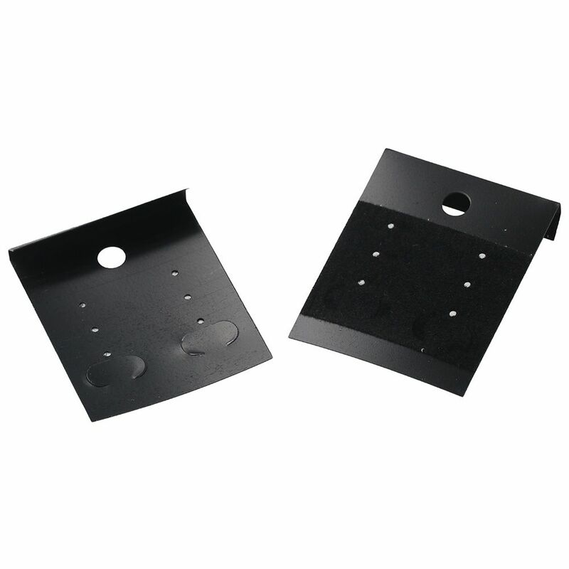 Plastic Earring Cards Jewelry Organizer Black Black Velvet Hanging Display Cards Earring Display Display Cards