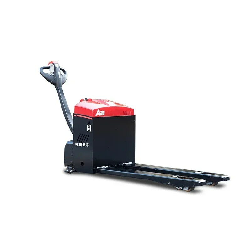 A15 A20 1.5Ton 2Ton 560mm 680mm Lead Acid Battery Small Electric Walkie Pallet Jack Powered Pallet Truck