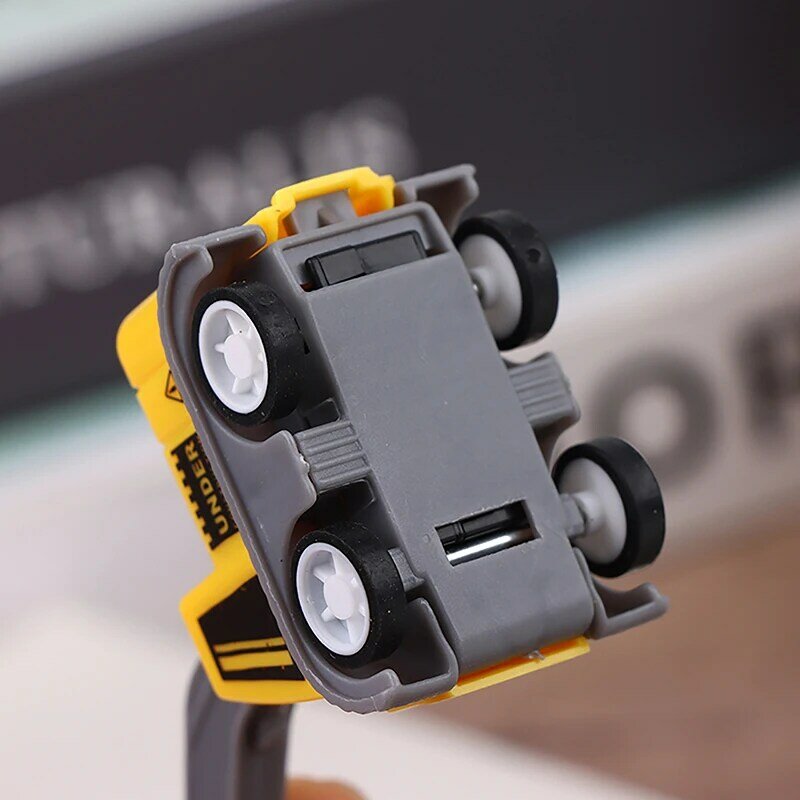 5 Stks/set Educatieve Speelgoedblokken Voor Kinderen Engineering Voertuig Model Mini Auto 'S Graafmachine Kraankiepwagen