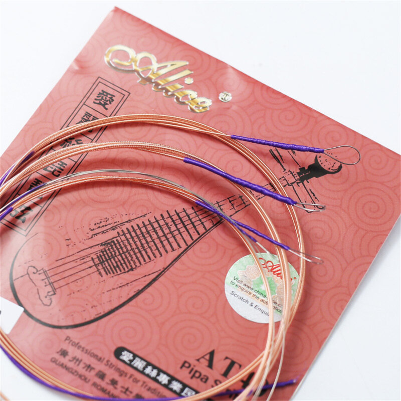 Alice AT40 Pipa Strings Plated Steel Copper Alloy Wire Replacement Parts 4 String Standard Strings Musical Instruments Accessory