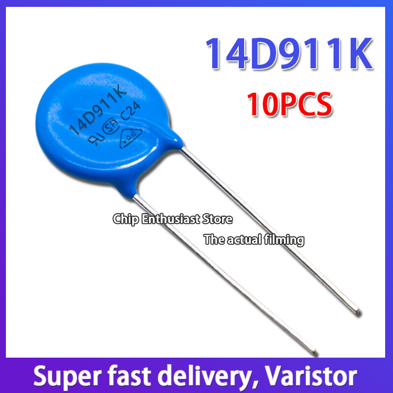10 Buah Varistor 14D152K 152KD14 Garis Varistor Diameter 14MM DIP-2 1500V