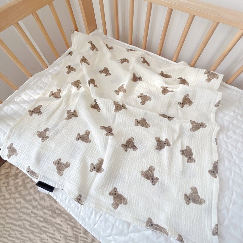 Multipattern Wrap Swaddles Blanket Newborn Soft Baby Wrap untuk Bayi Perempuan Laki-Laki