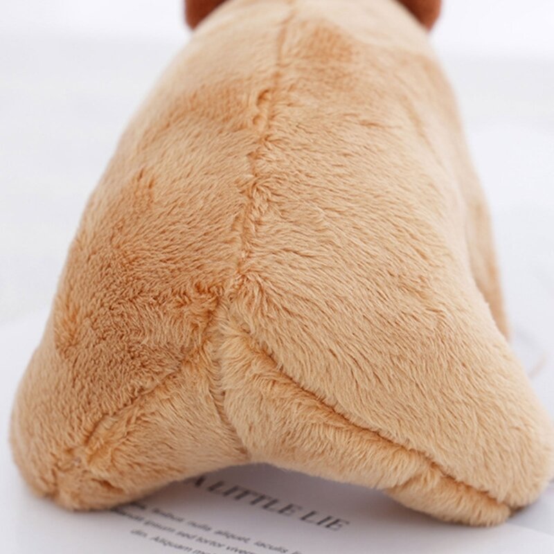 Capybara ตุ๊กตาตุ๊กตาหนานุ่มนุ่มยัดนุ่นสำหรับนอนของตกแต่งห้องเด็กหมอนกอดหมอนกรงเล็บสำหรับโซฟาห้องนอน