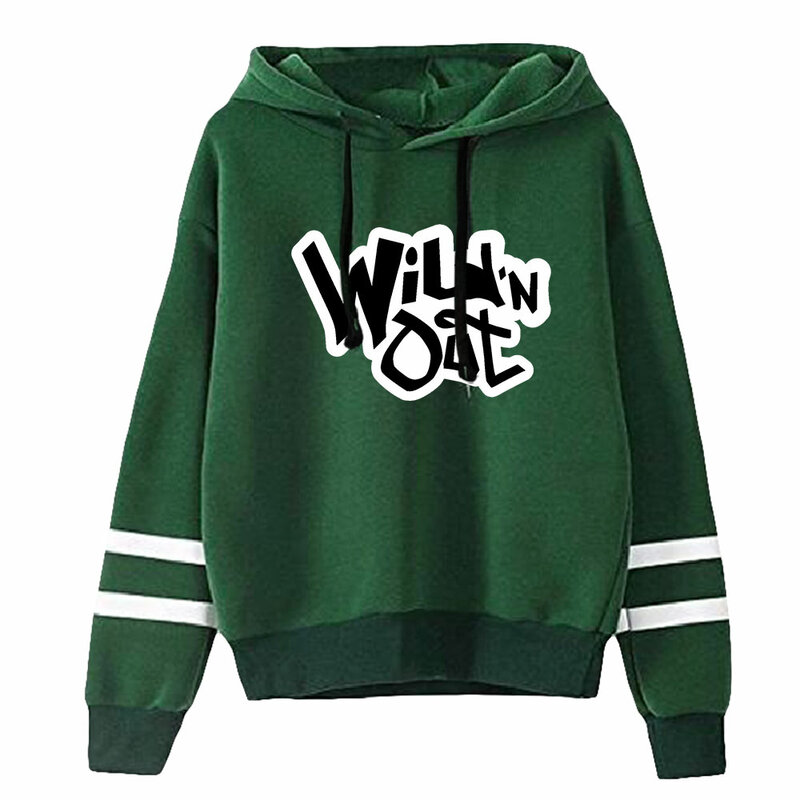 Wild'N Out Tv Show-Sudadera con capucha Unisex, ropa de calle con mangas paralelas, sin bolsillo, Hip Hop