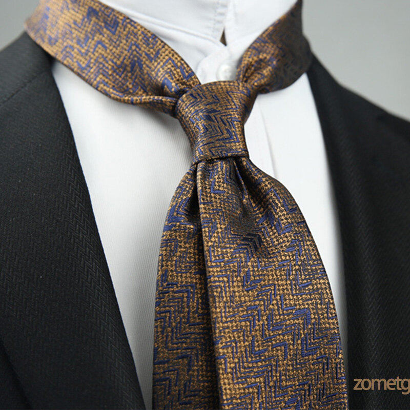 Cravates de la présidence pour hommes, cravates d'affaires, cravate de mariage, impression de mode, 8cm