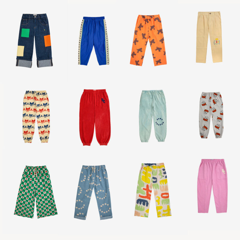 Pantalones estampados para niños y niñas, ropa de chándal de la serie BC, novedad de 2024SS