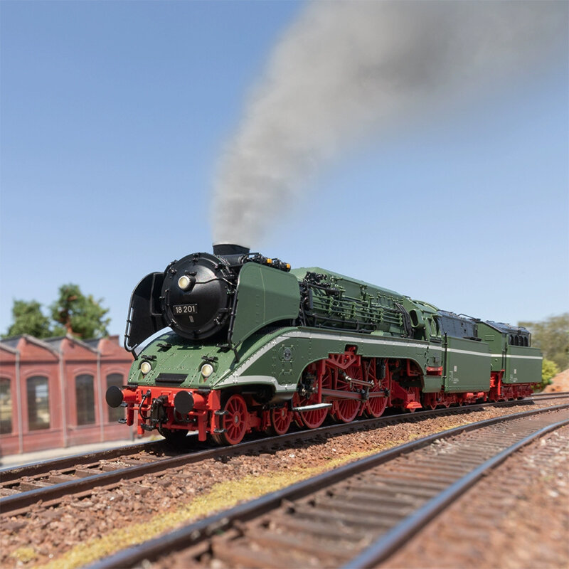 TRIX HO Model pociągu 1/87 25020 BR18 Steam cyfrowy efekt dźwiękowy efekt dymu pociąg parowy Model pociągu
