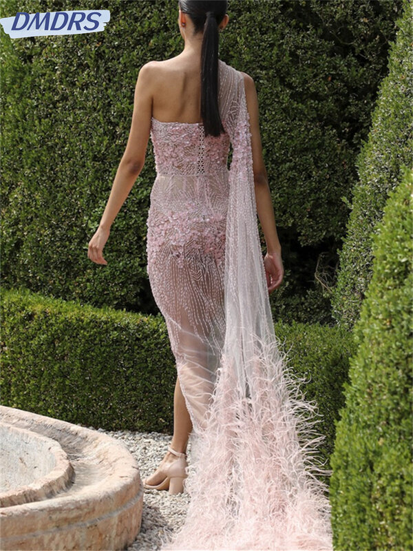 Sexy Seitens chlitz Ballkleid 2024 elegante ärmellose Abendkleider klassische Fransen boden lange Kleider vestidos de novia
