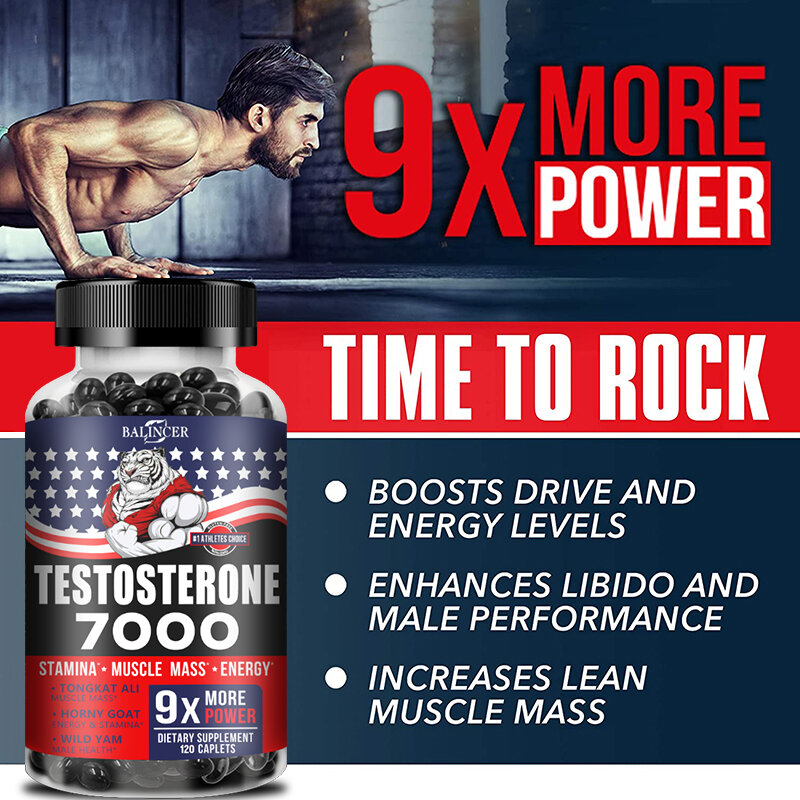 Balincer suplemento de energía para hombres, fuerza atlética y niveles de energía, músculo magro, construcción de masa muscular, sin GMO