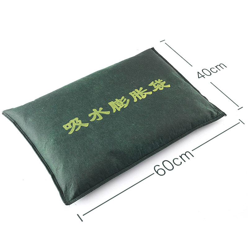 1Pc Non-woven Fabric Flood Woven Bag Flood Control Automatic  Water Absorbing Bags Emergency Absorbent Swelling Bag 40*60cm