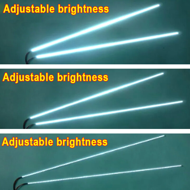 LED Backlight Strip Kit com Brilho Ajustável, Retroiluminação LED, Atualização 24in, Wide LCD, Painel CCFL, 5PCs, 540mm