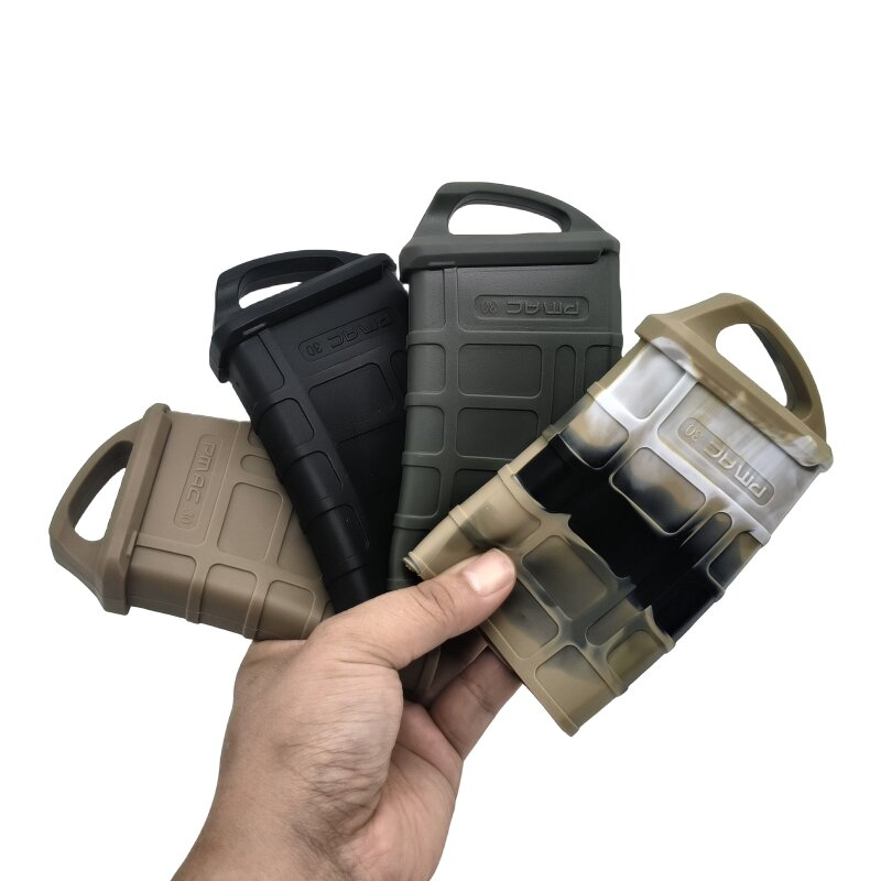 1 buah M4/M16 PMAG sarung karet majalah cepat sarung karet kantong lengan karet pelindung selip karet aksesori alat berburu