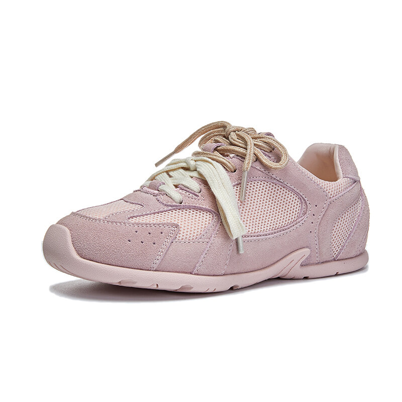 Женские туфли из натуральной кожи AIYUQI Forrest Gump, летние новые модные кроссовки на плоской подошве для женщин, дышащая повседневная обувь для папы для женщин, новинка 2024