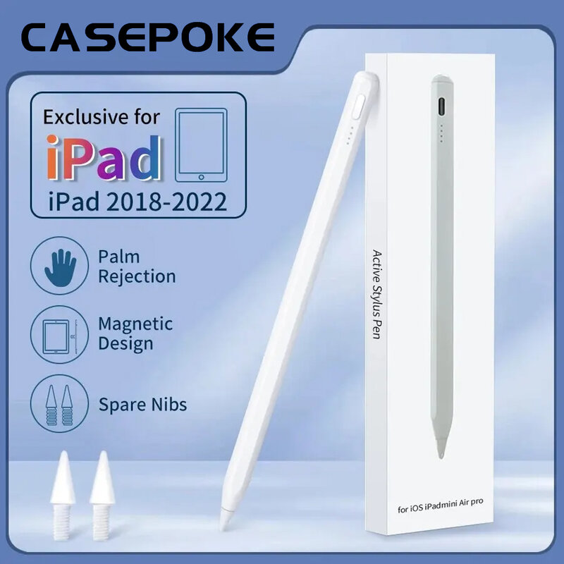 Für Apple Pencil Power Display Palm Ablehnung iPad Bleistift Stift für iPad Zubehör 2022 2021 2020 2019 2018 Pro Air Mini