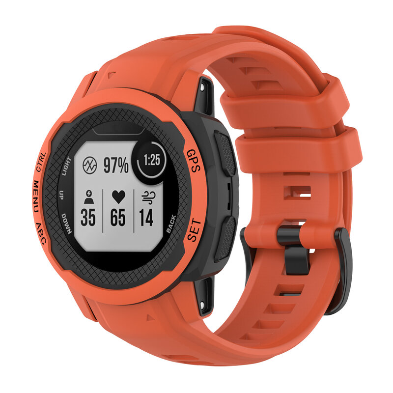 20mm Watch Band For Garmin Instinct 2S 46mm 45mm Smartwatch Silicone Sports Garmin Instinct 2S Strap Watch Accessories Supplies